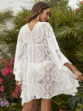 Durchsichtige Strand-Überwurf-Bademode